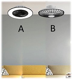 מאוורר תקרה עם כנפיים נסתרות מאוורר תקרה עם כנפיים נסתרות